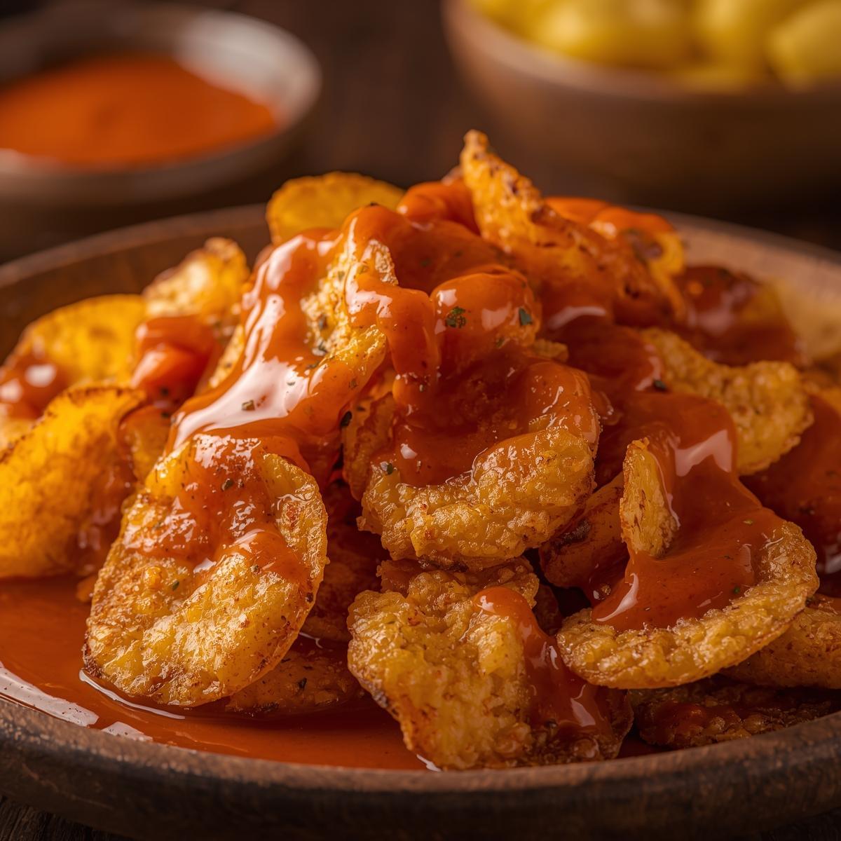 Chips with Curry Sauce